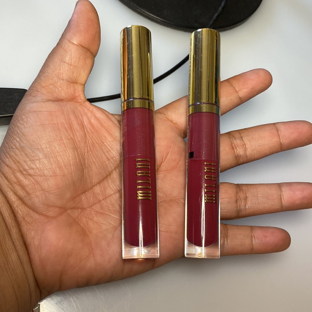 Lot of 2 Milani Seduction 08 liquid lip color